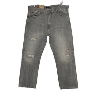 Polo Ralph Lauren Classic Fit Gray Patchwork  Jeans